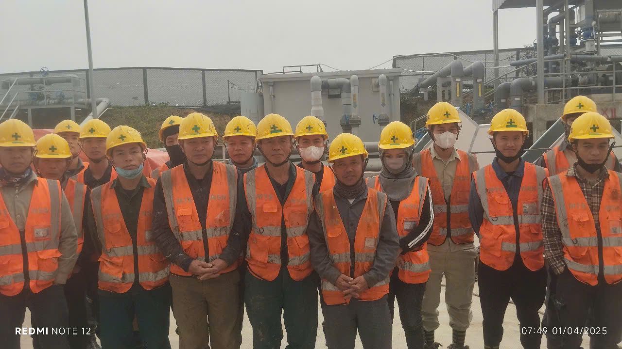 Đội ngũ Thịnh Phát Vina tại công trình